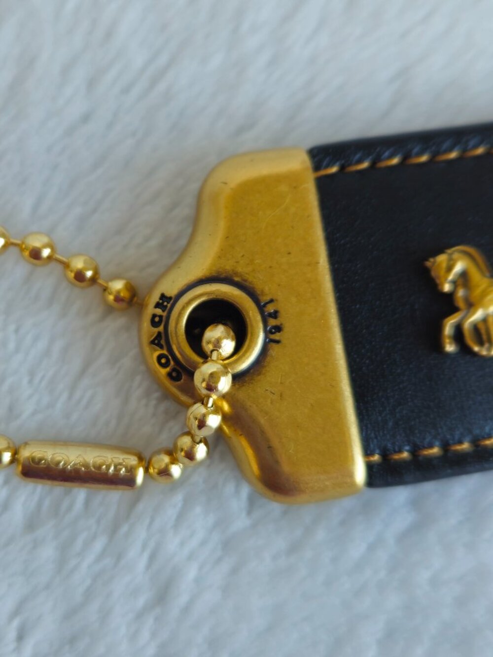 COACH 1941 Bag Hang Tag Leather-Horse & Carriage Bag … - Gem